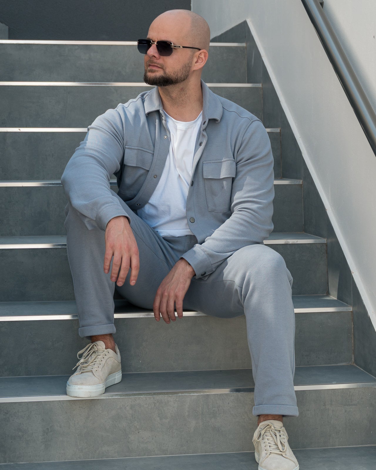 La sobrecamisa Odissea - Gris plateado