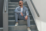 Die Odissea Track Pants - Silbergrau
