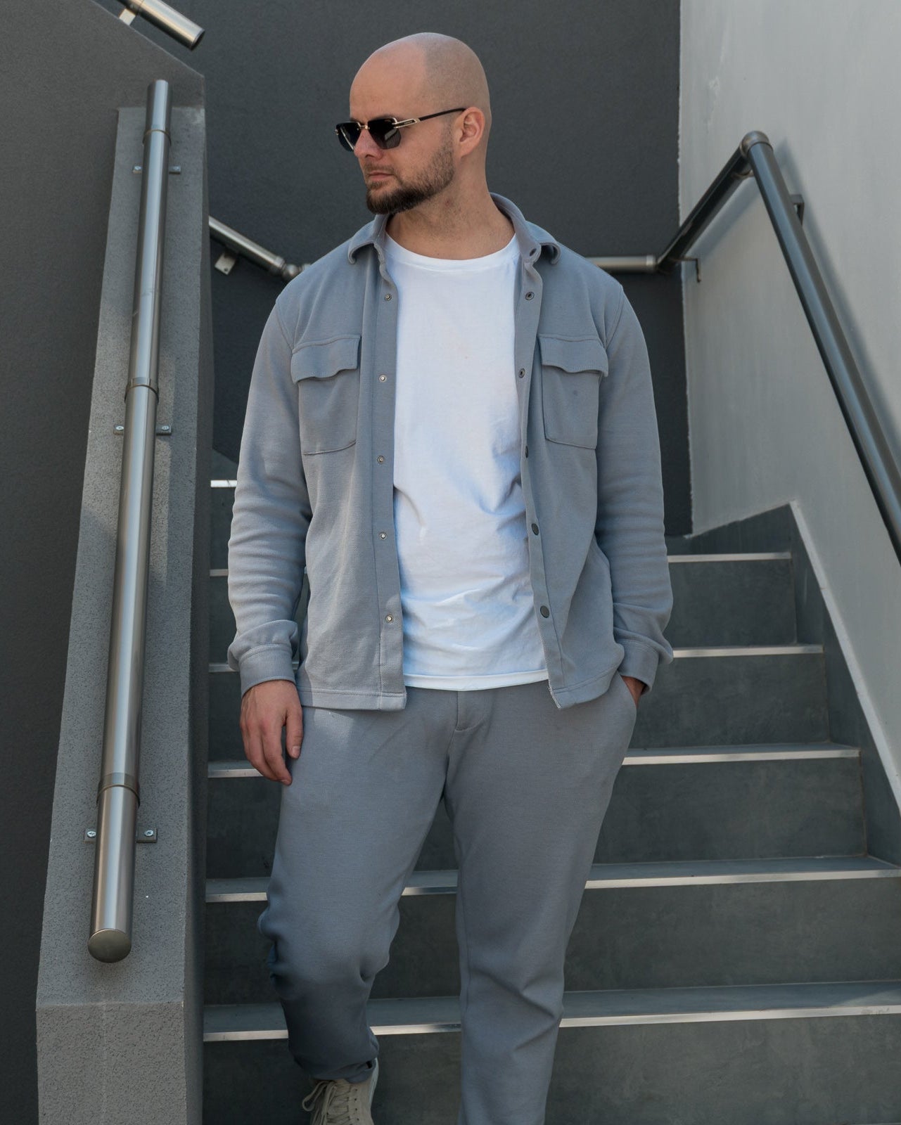 La sobrecamisa Odissea - Gris plateado