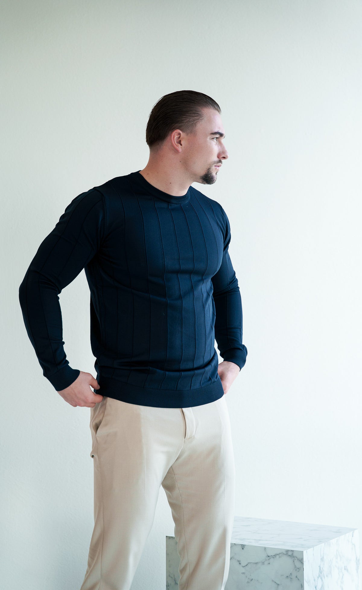 The Alexander Pullover - Midnight Ink