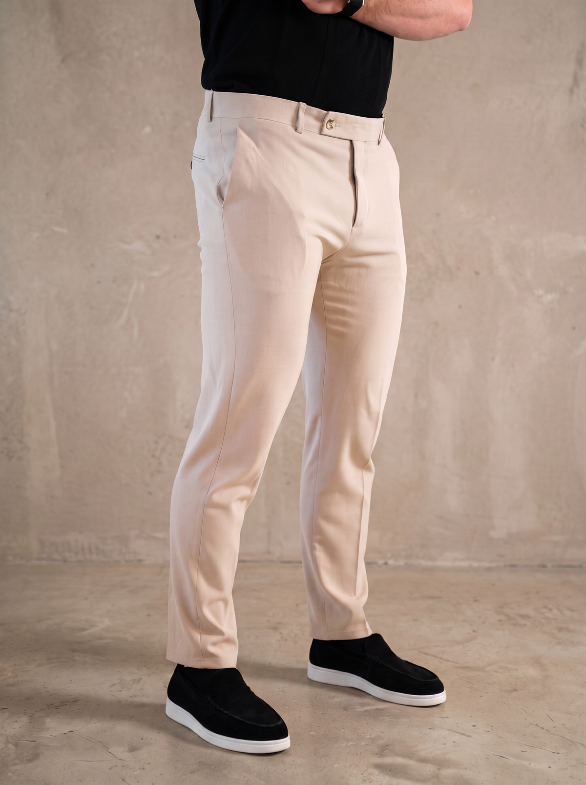 The Essential Trouser – Stone Beige