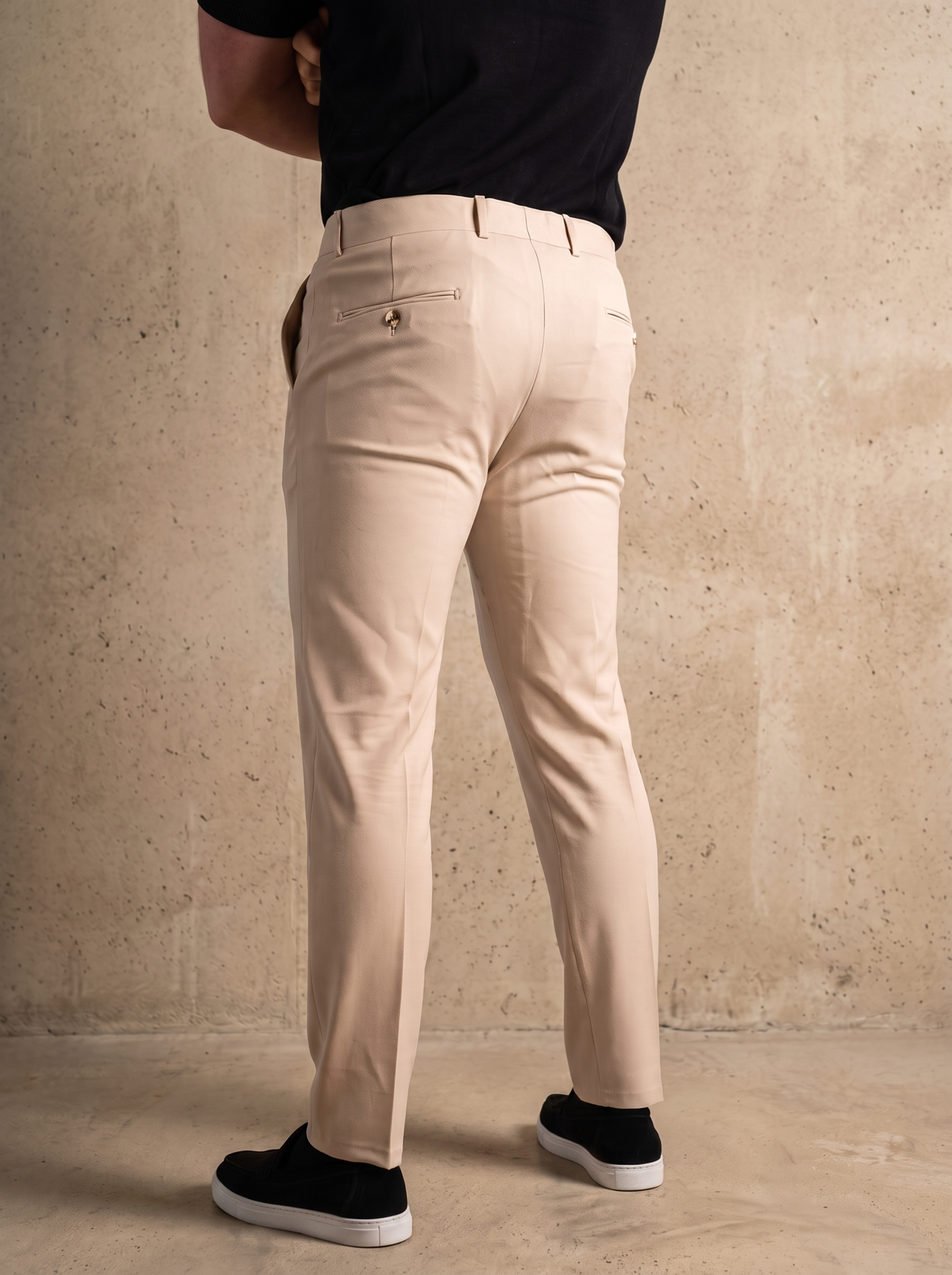 The Essential Trouser – Stone Beige