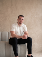 The Lucian Zip - Silk White